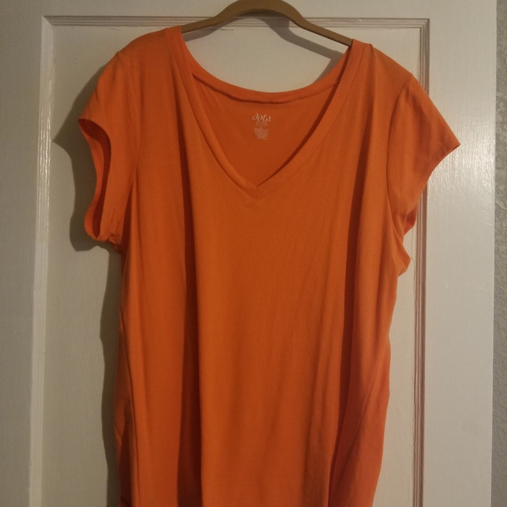 DOTS orange blouse